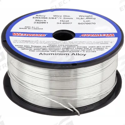 WESTWARD Welding Wire: Aluminum, ER5356, 3/64 in - ER5356 MIG Welding Wire