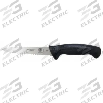 MERCER CUTLERY Utility Knife: Sharp Edge/Wavy Edge, 6 in Overall Lg, Steel Blade - Kitchen Utility Knives