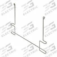 BUYERS PRODUCTS Mud Flap Brackets: Steel, 26 3/4 in Overall Wd, 21 in Overall Ht, 1 PR (MPN 405BC). Key specifications — Brand: BUYERS PRODUCTS; Material: Steel.