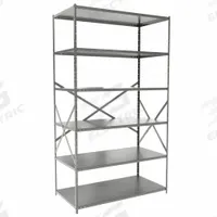 HALLOWELL Metal Shelving: Standalone, Medium-Duty, 48 in x 24 in, 84 in Overall Ht, 6 Shelves (MPN F5711-24HG). Key specifications — Frame Material: Steel; Shelving Material: Steel; Assembled: Unassembled; Color: Gray; Brand: HALLOWELL.