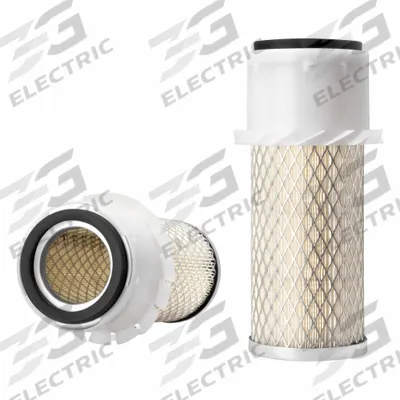 FLEETGUARD Automotive Air Filter: Round-Oval, Engine, Axial Seal, 4 3/32 in Outside Dia - Round/Oval Engine Air Filters