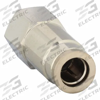APPROVED VENDOR Push-Fit Adapter Fitting: 1/8 in OD x 1/4 in Pipe Size - Nickel-Plated Brass Tube Fittings