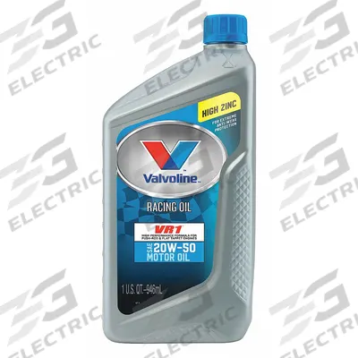 VALVOLINE Engine Oil: Conventional, 1 qt Size, Bottle, 20W-50 - Gasoline Engine Oil