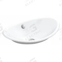 KOHLER Bathroom Sink: White, Cast Iron, 20 3/4 in Overall Lg, 14 1/4 in Overall Wd, 0 Faucet Holes (MPN K-5403-W-0). Key specifications — Brand: KOHLER; Color: White; Sink Material: Cast Iron.