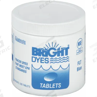 BRIGHT DYES Dye Tracer Tablet: Blue, Water Tracing Dye, 3 to 6 min - Tracer Dye Tablets