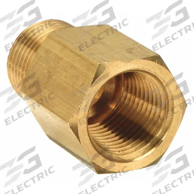APPROVED VENDOR Metal Pipe Straight: Straight, 1/4 in x 1/4 in, 1,200 psi - Chrome-Plated Threaded High-Pressure Pipe Fittings