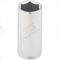 WESTWARD Socket: Metric, 3/8 in Drive Size, 25 mm Socket Size, 6-Point, Deep, Chrome, Socket (MPN 53YT68). Key specifications — attr1204417: WESTWARD; attr1204392: Chrome.