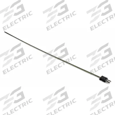 Dayton Thermocouple Probe: -346°F to 2,193°F /-210°C to 1,200°C, Type J, Rounded Tip - Thermocouples for Gas Applications