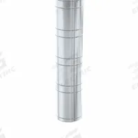 NEW AGE INDUSTRIAL Shelving Post: 96 in, 6 ga, Unfinished, Silver (MPN 96P). Key specifications — attr39643: Silver; attr33138: NEW AGE INDUSTRIAL.