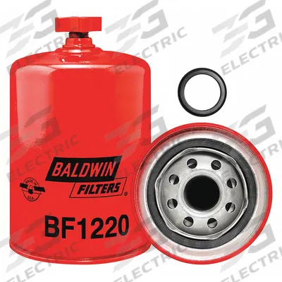 BALDWIN FILTERS Fuel Filter: Spin-On, 3 11/16 in Outside Dia, 1"-14 Thread Size, Cellulose - Spin-On Fuel Filters