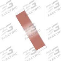 3M Conductive Electrical Tape: Strip, 1/2 in x 4 in, 2.6 mil Thick, 600 V Volt Rating, Copper Foil (MPN 1181)