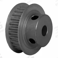 DAYTON Timing Pulley: Modified Curvilinear, Fixed, For GT Timing Belt Section, For 6 mm Belt Wd (MPN 30-3P06M6FA6). Key specifications — Brand: DAYTON; Finish: Clear Anodized; For Belt Series: Powerhouse®.