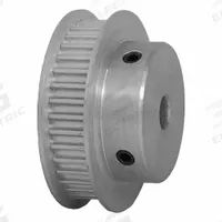 DAYTON Timing Pulley: Curvilinear, Fixed, For HTD Timing Belt Section, For 6 mm Belt Wd, 38 Teeth (MPN 38-3M06-6FA3). Key specifications — Brand: DAYTON; Finish: Clear Anodized; For Belt Series: Powerhouse®.