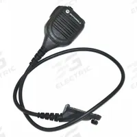 MOTOROLA Microphone: Fits Motorola, For XPR 6000 Series, 3.5 mm Jack, 30 in Cord, Push To Talk, IP57 (MPN PMMN4041B). Key specifications — Compatible Radio Series: XPR 6000; Color: Black; Radio Connector Type: M7; Brand: MOTOROLA; Manufacturer Part Number: PMMN4041B; Push To Talk: Yes.