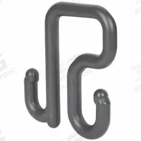 KLEIN TOOLS Utility Bucket S-Hook: 11/16 in W x 6 5/16 in H, Gray, Nylon (MPN BC312). Key specifications — attr1118525: KLEIN TOOLS; attr1125037: Gray; attr1125045: Apron Hook; attr1125041: Nylon.