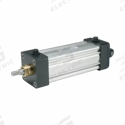 Parker Pneumatic Cylinder: Tie Rod, 1 1/2 in Bore Dia, 4 in Stroke Lg, Single Rod Rods - NFPA Aluminum Square-Head Cylinders