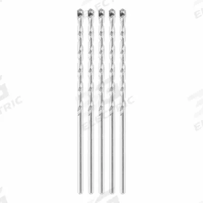BOSCH Fast Spiral Rotary Masonry Drill Bit: 1/8 in Drill Bit Size, 2 in Max Drilling Dp - Round-Shank Masonry Drill Bits