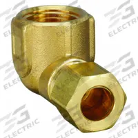 PARKER Compression Fitting Elbow: 3/8 in OD x 3/8 in Pipe Fitting Size, Compression x FNPTF, 10 PK (MPN 170C-6-6). Key specifications — Brand: PARKER.