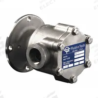 FLUID-O-TECH Rotary Vane Pump: Magnetic Drive, Stainless Steel Body, 1" NPT, 640 gph Max. Flow (MPN LO2200CN0NV0000). Key specifications — Vane Material: Carbon; NSF 169 Listed: Yes; Brand: FLUID-O-TECH; Strainer: Not Included; Ports: 1" NPT; Relief Valve Type: Not Included.