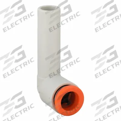 SMC Push-Fit Elbow Fitting: 10 mm OD x 10 mm OD Size, Push-to-Connect x Push-to-Connect - Polybutylene & Brass Tube Fittings
