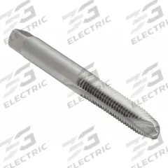 CLE-LINE Spiral Point Tap: #3-48 UNC, H2 / 2B, 2 Flute, Plug Chamfer, High Speed Steel (MPN C00780)