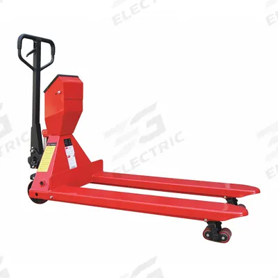 Dayton Pallet Jack: 4,400 lb, 48 in L x 28 in W Fork Dim, 28 in, 13 in, Std Fork - Digital Scale Pallet Trucks