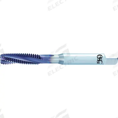 OSG SPIRAL FLUTE Tap: M12x1.75 Metric, D6 / 4H-6H, 3 Flute, Modified Bottoming Chamfer - Coolant-Through Spiral-Flute Taps for Aluminum