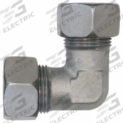 BRENNAN INDUSTRIES Compression Fitting Elbow: 22 mm OD x 22 mm OD size - Flareless Bite-Type Stainless Steel Compression Fittings