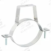 Duct Hanger: 6 in Duct, Steel, 8 3/8 in Lg, 6 in Wd (MPN 8010004179). Key specifications — Includes: (2) Piece Hanger; Brand: NORDFAB; Base Material: Steel; For Duct Shape: Round.