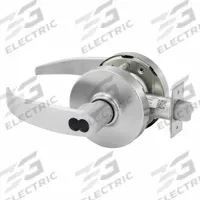SARGENT Door Lockset: Office Lever Locksets, Chrome, ADA Compliant (MPN 70-10XG05 LP 26D). Key specifications — Brand: SARGENT; Series: 10X LINE; ADA Compliant: Yes; Finish: Satin Chromium-Plated.