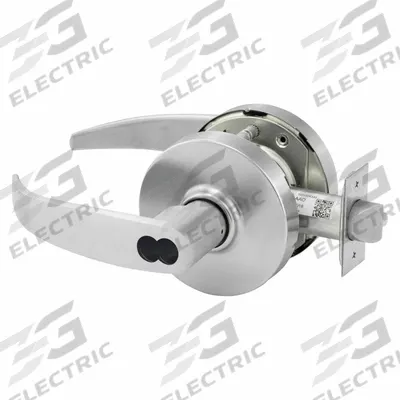 SARGENT Door Lockset: Office Lever Locksets, Chrome - Passage Lever Locksets