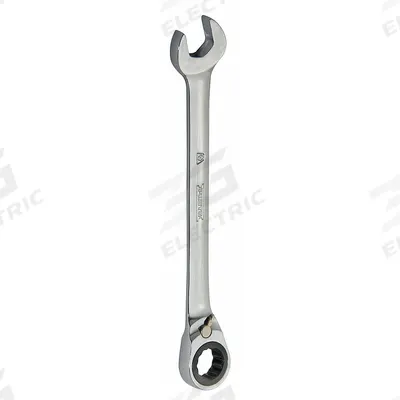 PROTO Combination Wrench: Alloy Steel, Chrome, 10 mm Head Size, 6 1/4 in Overall Lg - Metric Spline Ratcheting Combination Wrenches
