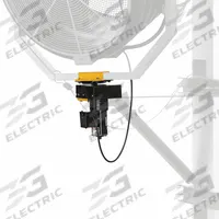 BIG ASS FANS Fan Oscillator: 10 3/4 in Lg, 744H98/744H99, 10 3/4 in Wd, Steel (MPN 002568-01). Key specifications — Includes: Controller; For Use With: 744H98; Material: Steel; Manufacturer Part Number: 002568-01; Brand: BIG ASS FANS; Fan Accessory Color: Black.
