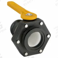 BANJO Manual Two-Way Ball Valve: 3 in, Polypropylene, Straight, Flange x Flange, Two-Piece, Lever (MPN MVSF300FP). Key specifications — Brand: BANJO; Handle: Lever.