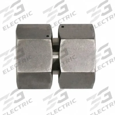 BRENNAN INDUSTRIES Compression Tube Straight: 20 mm OD x 20 mm OD Size, Metric x Metric - Flareless Bite-Type Steel Compression Fittings
