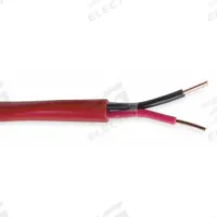 CAROL Fire Alarm Cable: 1,000 ft Cable Lg, Riser, Riser, S-R PVC, Semi-Rigid PVC, Red, PVC, 0 Pairs (MPN E2542S.41.03). Key specifications — Brand: CAROL; Conductor Gauge: 12 AWG; Jacket Material: PVC; Shielding Material: Flexfoil Polyester Supported Aluminum Foil; Solid/Stranded: Solid.