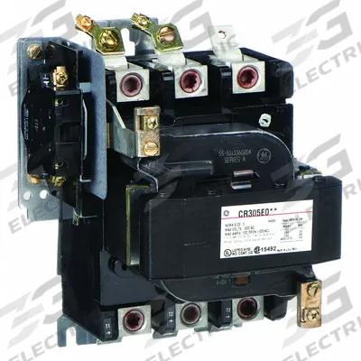 GE Magnetic Contactor: Non-Reversing, 3 Poles, NEMA Size 3, 90 A - Non-Reversing NEMA Contactors