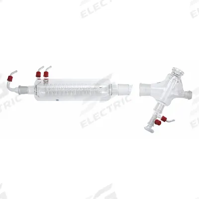 IKA Vertical-Intensive Condenser: Double Jacket and Distributor for - Rotary Evaporator Accessories