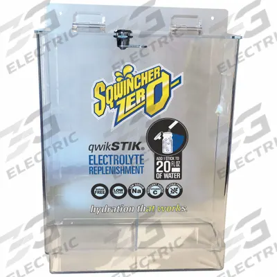 SQWINCHER Drink Mix Dispenser,10-1/8" W,13-1/4" H (MPN 158205400) - Racks for Sport Drinks & Concentrates