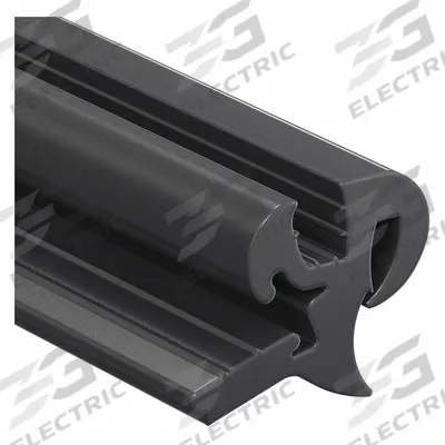 TRIM LOK Locking Gasket: One-Piece Self-Locking Locking, 25 ft Overall Lg - Rubber Locking Gaskets