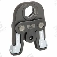 RIDGID Press Tool Jaw: 1 1/4 in Pipe, Copper, For Viega ProPress, Std Tool Types (MPN 76667). Key specifications — attr518773: Jaws; attr518762: Copper; attr518771: Copper; attr518761: Viega ProPress; attr518760: RIDGID.