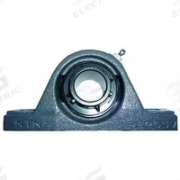 NTN Pillow Block Bearing: 1 3/8 in Bore, Cast Iron, Set Screws, 1 55/64 in Shaft Ht, 4,200 RPM (MPN UCP-1.3/8M). Key specifications — Brand: NTN; Maximum Speed: 4,200 RPM; Mounting Bolt Size: 1/2 in; System of Measurement: Inch.