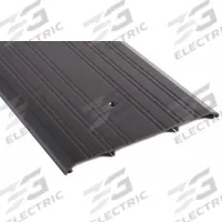 NATIONAL GUARD Door Threshold: Saddle, Aluminum, 3 ft Lg (MPN 429EDKB-36). Key specifications — Brand: NATIONAL GUARD; Transition Type: Fluted.