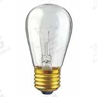 APPROVED VENDOR Incandescent Bulb: Medium Screw (E26), Incandescent, (S) Sign, S14, 15 W Watt, 2800K (MPN 15S14/GR/CL 130V). Key specifications — attr233510: S14; attr233525: 130V AC; attr233549: Clear; attr518949: 2800K; attr239859: APPROVED VENDOR.