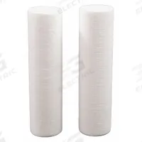 3M AQUA-PURE Water Filter Cartridge: 1 micron, 8 gpm, Polypropylene, 10 in Overall Ht, 2 PK (MPN 5566601). Key specifications — Brand: 3M AQUA-PURE; Filter Media: Polypropylene.