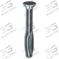 MKT FASTENING Hammer Drive Anchor: 1/4 in Dia, 2 1/2 in Overall Lg, Flat, Steel, Zinc Plated, 100 PK (MPN 1674100). Key specifications — Brand: MKT FASTENING.