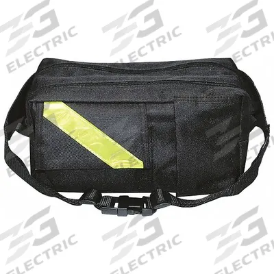 EMI Fanny Pack: 10 in L x 5 in W x 6 in H, Cordura Nylon, Black, 0-10 in/21-30 in - Medical Fanny Packs & Slings