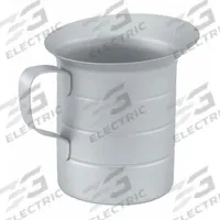 VOLLRATH Measuring Cup: Liquid, 0.9 L Capacity, Aluminum, Gray, 5 1/2 in Overall Ht, NSF Certified (MPN 68296). Key specifications — Dry/Liquid: Liquid; Material: Aluminum; Color: Gray; Brand: VOLLRATH; NSF Certified: Yes; Graduation Subdivisions: 1/4 qt.