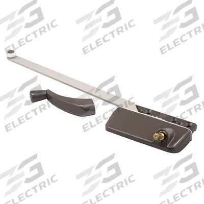 PRIME-LINE Window Operator: Crank, Handle Included, Left-Hand, Surface, Brown - Awning & Casement Window Operators & Handles