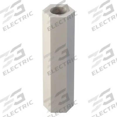 APPROVED VENDOR Spacer: #6 Screw Size, 3/4 in Overall Lg, Hex, Nylon, Plain, Nylon, 6/6 Nylon - Plastic Spacers